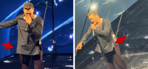 Justin Timberlake Covers Up in Longer Shirt Onstage After Bulge Went Viral